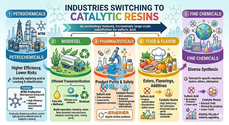 application-of-catalytic-resin